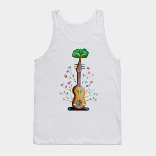 Tree of Flowering Music Tank Top